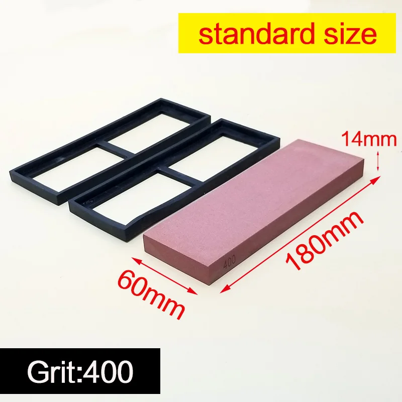 400 GRIT 1 шт., 400, 1000, 3000#, кухонный инструмент, точилка для ножей, точильный камень, точильные камни для ножей, система Точилки для ножей, водный камень - Цвет: 400 GRIT