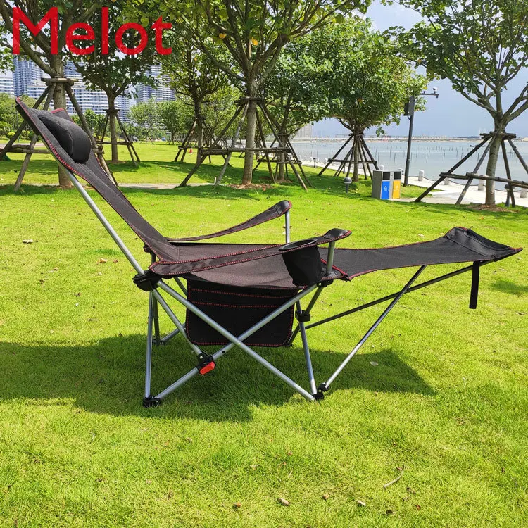 구매 야외 접이식 의자 안락 의자 낮잠 침대 점심 휴식 의자, 휴대용 레저 낚시 의자 캠핑 해변 안락 의자