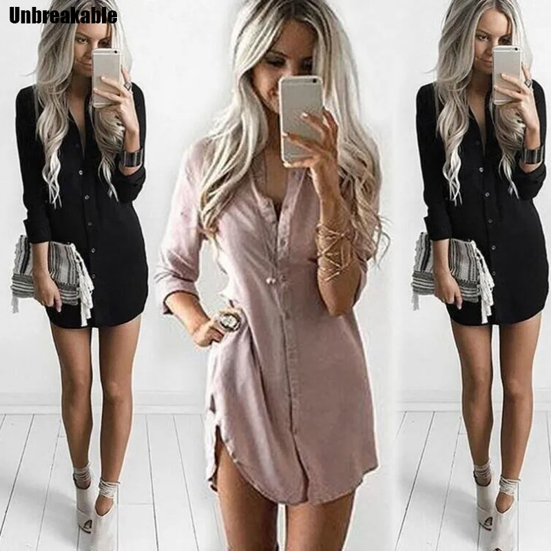 

Fashion Women's Ladies Long Sleeve Blouse Casual Button Down Shirt Summer Shirt Blouse Women Korean Clothing 2021