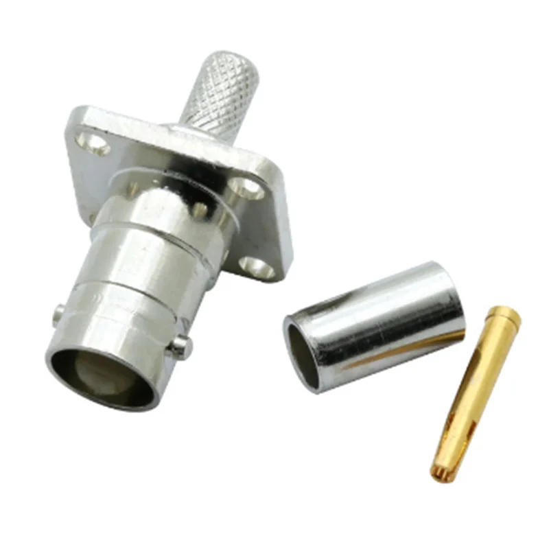 10 шт. байонетное гнездо зажим Панель Крепление для RG58/RG59/RG6 CCTV камера безопасности