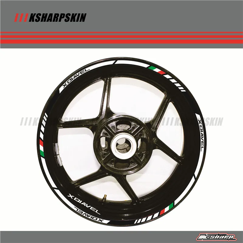 12 X Толстые края внешний обод наклейка полоса Переводные картинки для колес