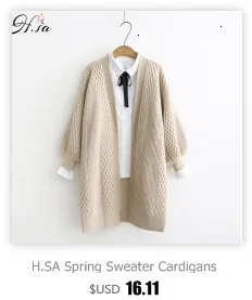 H.SA Women Winter Sweaters Long SLeeve Crew Neck Pink Pullover and Sweater Polka Dots Bow Sweaters Kawaii Knitwear Tops