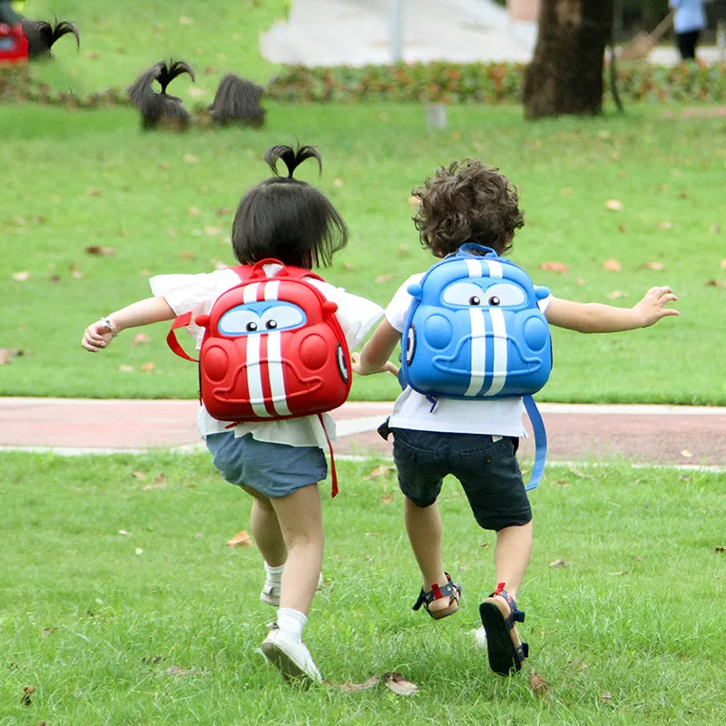 

3D Cartoon Car School Bags for 3-6 Years Old Kids Waterproof Children School Backpacks Girl Boys Schoolbag Bag