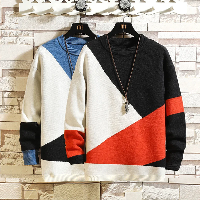 2021 New Men's Sweaters Spring Autumn Winter Clothes OverSize 5XL 6XL 7XL Korea Style Casual Standard Pullovers