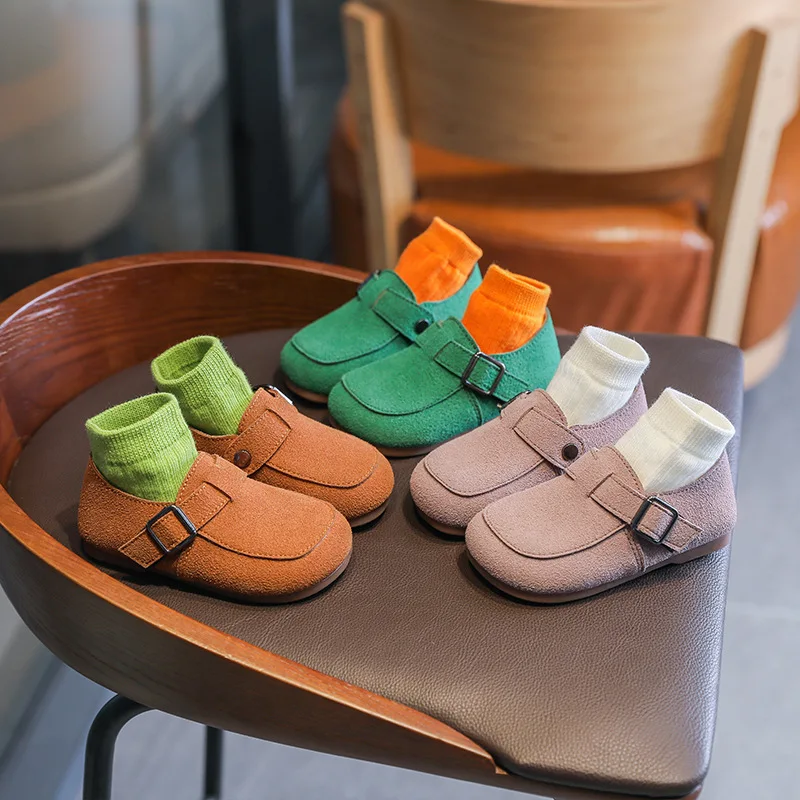

Kids Soft Pu Leather Shoes Spring Boys Casual Shoes Children Loafers Comfortable Baby Autumn Sneakers 2021 New SYJ058