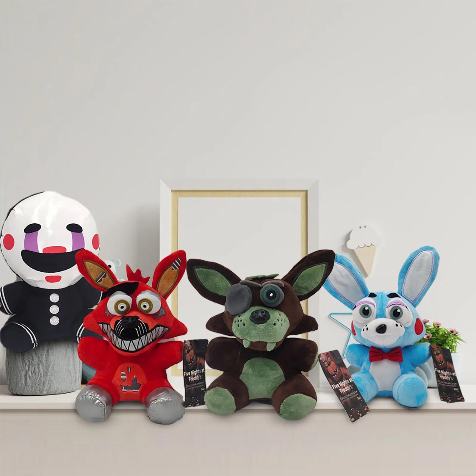Страшные мягкие игрушки Five Nights Freddy's Funkoo Fnaf Freddy Frostbear плюшевые утечки зубов смирк