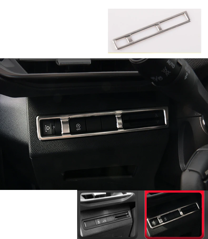 Lsrtw2017 для peugeot 3008 5008 автомобиля вентиляционное отверстие приборной панели двери звуковая рамка планки аксессуары для интерьера