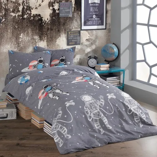 Астронот комплект пододеяльников для детей и молодежи 160x240 Sky Astro серый