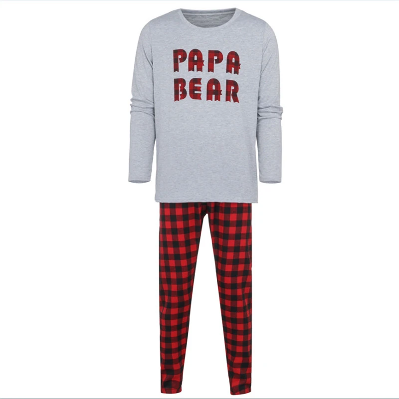 LILIGIRL Family Matching Outfits Christmas Clothes Pajamas Suit Father Women Kid Baby Sleepwear Nightwear Xmas Pjs Sets Clothing