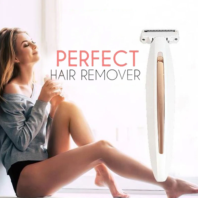 Безболезненная Женская бритва перезаряжаемая для женщин Электрический Триммер