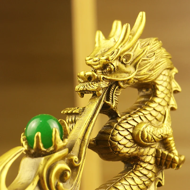 Жемчуг из чистой меди с драконом благословение дракон привлекает украшения для
