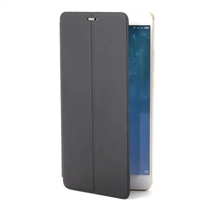 Черный Xiaomi mi Max 3 чехол Xiao mi Max3 откидная крышка умный чехол для телефона из искусственной кожи 3 pro/Закаленное стекло Защитная пленка для экрана - Цвет: Черный