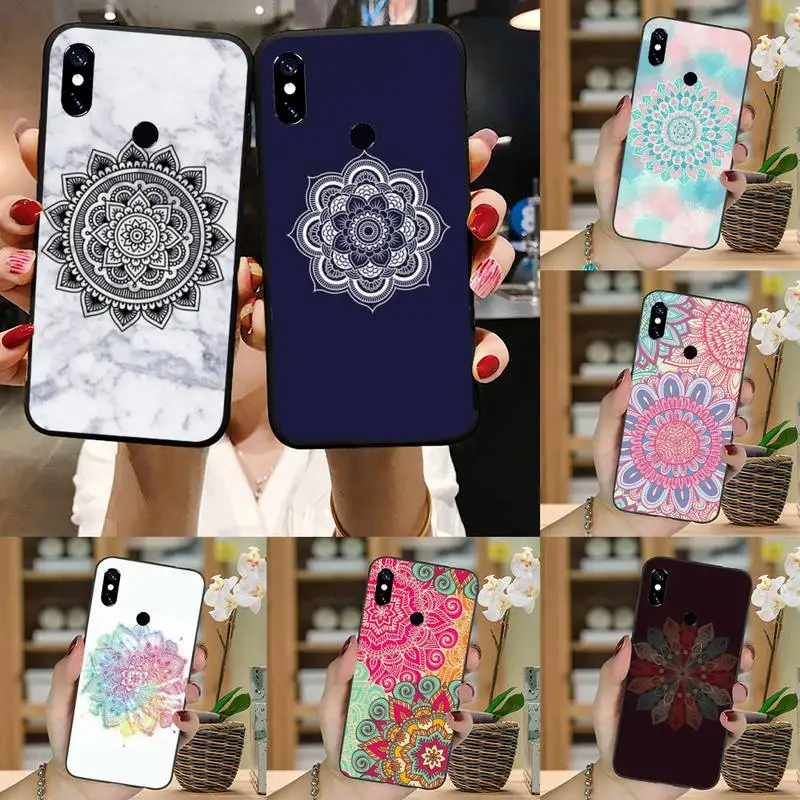

Color mandala Phone Case For Xiaomi Mi Redmi Note 7 8 9 pro 8T 9T 9S 9A 10 Lite pro