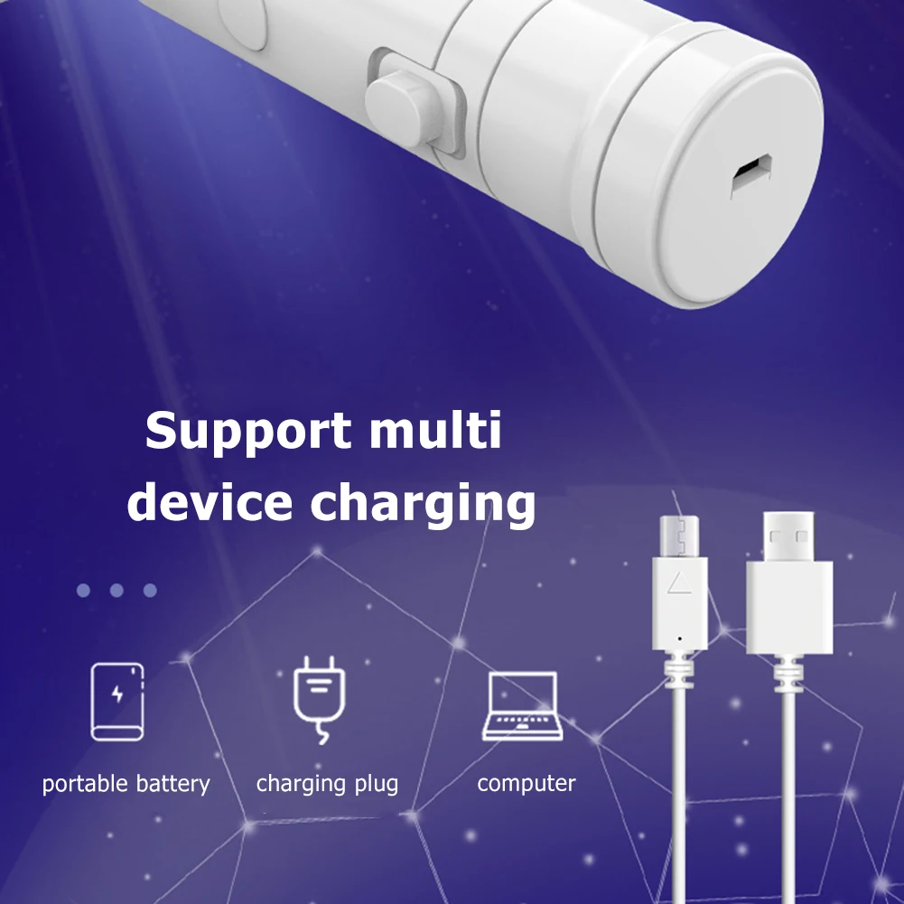 2 в 1 УФ лампа инсектицидная Лампа Электрическая Мухобойка ручной мухобойка USB