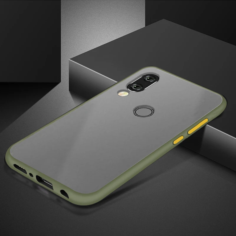 Чехол для Xiaomi Redmi 7A 7 матовый прозрачный роскошный ударопрочный жесткий акриловый
