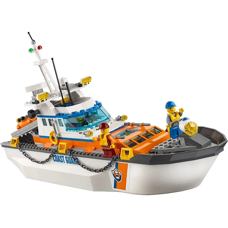 Juego de bloques de construcci&oacute;n modelo 844 para ni&ntilde;os, juguete de ladrillos para armar estaci&oacute;n de la estaci&oacute;n de polic&iacute;a de ciudad, ideal para regalo, c&oacute;digo 10755, compatible con 60167 piezas-2