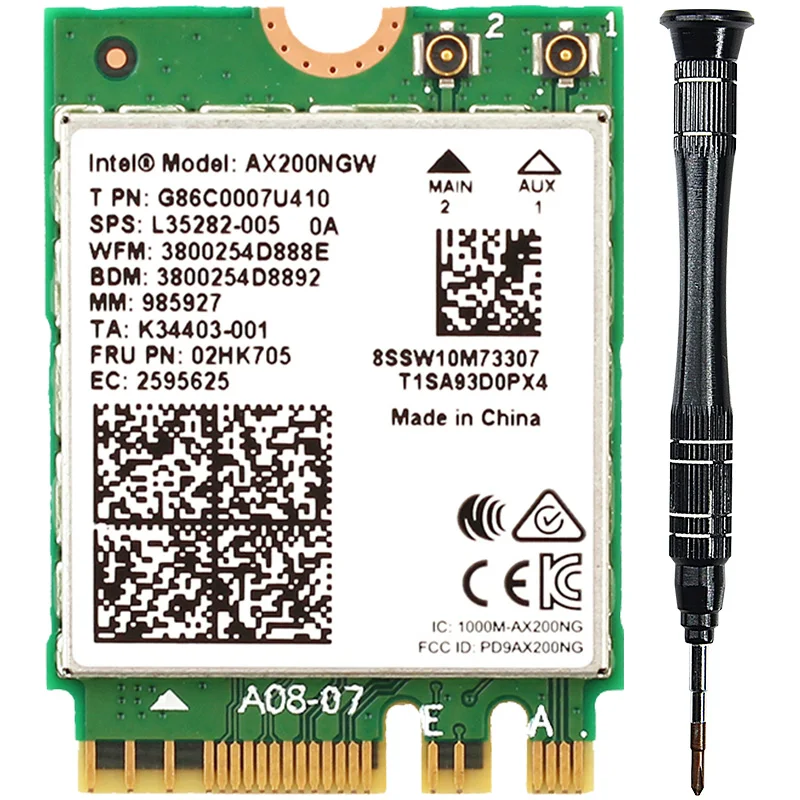Comfast CF-AX200-M 2400 Мбит/с двухдиапазонный 802.11ax Intel Wifi 6 AX200NGW M.2 беспроводной Wlan Wi-Fi