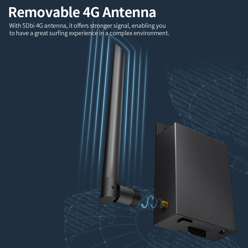 Автономный водонепроницаемый 4G-роутер с разъемом для SIM-карты, антенной 5Dbi и настенным креплением для IPC, максимум 15 устройств, высокая безопасность, европейская версия.