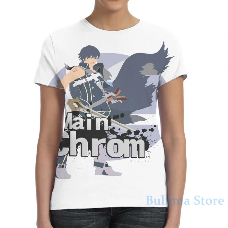 I Main Chrom Super удар Брос потрясающая Мужская футболка для женщин с принтом по всей