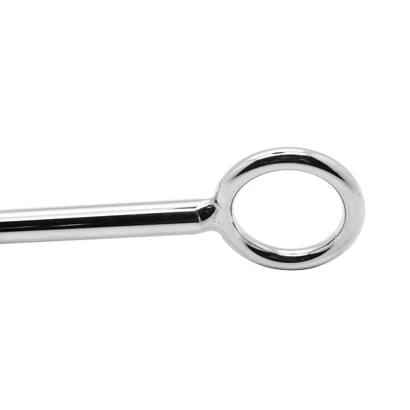 Размера плюс Нержавеющая сталь металлический крюк с 1 Анальные шарики анальный