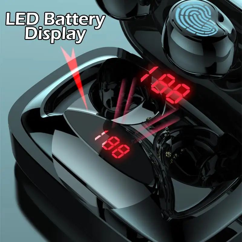 X29 TWS Беспроводной стерео двойной bluetooth 5 0 наушники светодиодный Дисплей Smart Touch 6D