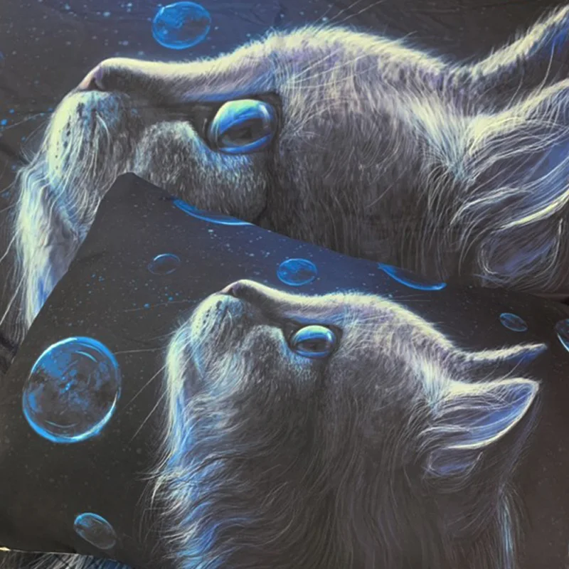 Набор постельных принадлежностей с 3D принтом для взрослых и детей набор