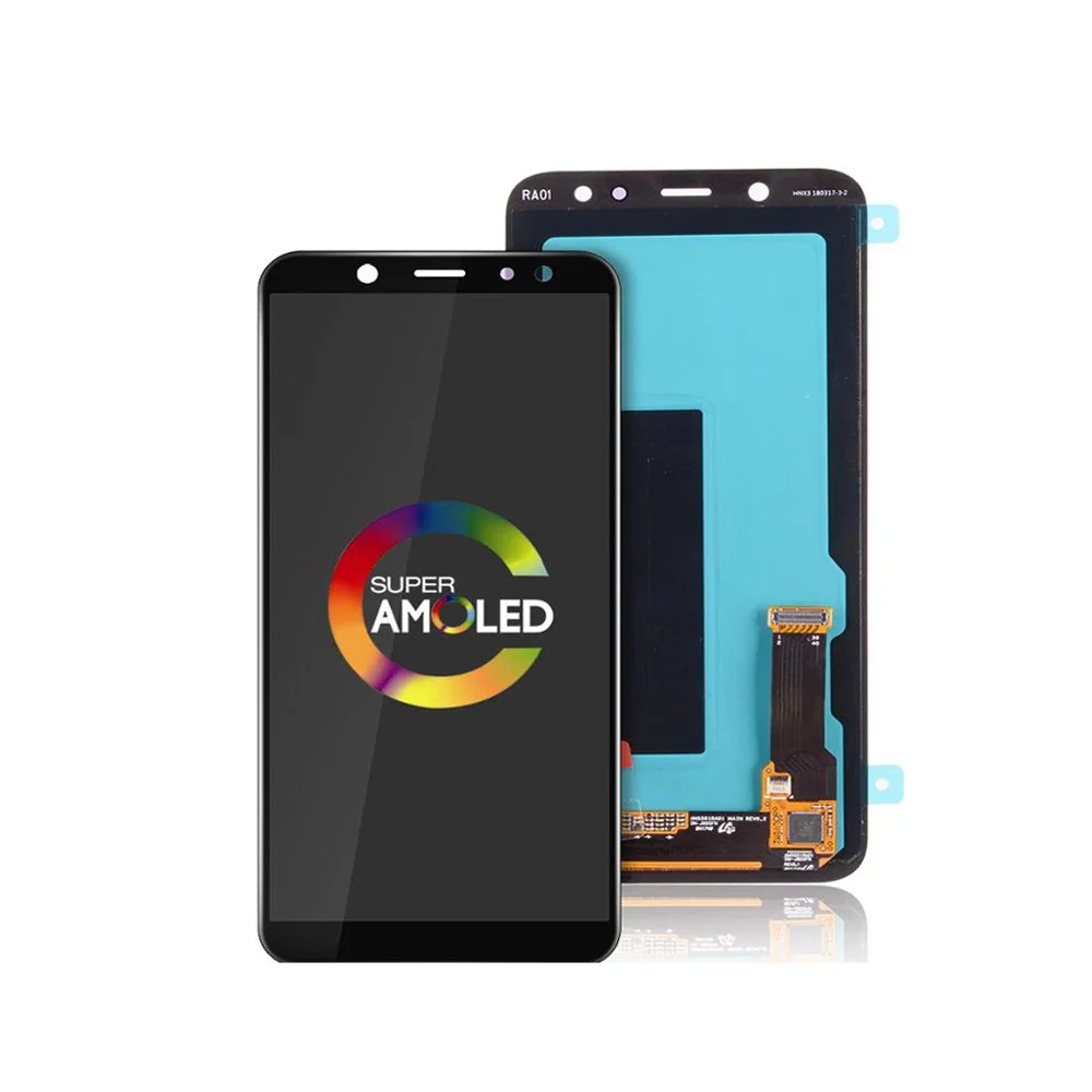ЖК-дисплей AMOLED для Samsung Galaxy A6 с сенсорным экраном и дигитайзером дисплей 2018 A600F A600FN