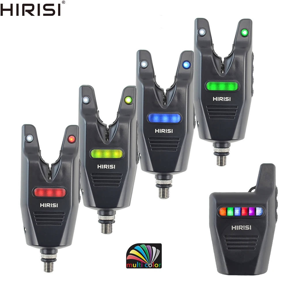 

Multi-color Carp Fishing Alarm Set Wireless Fishing Bite Alarm Indicator HRS2