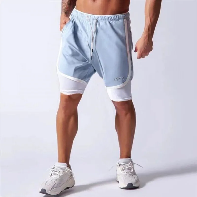 Высококачественные мужские спортивные шорты для бега фитнеса гоночные