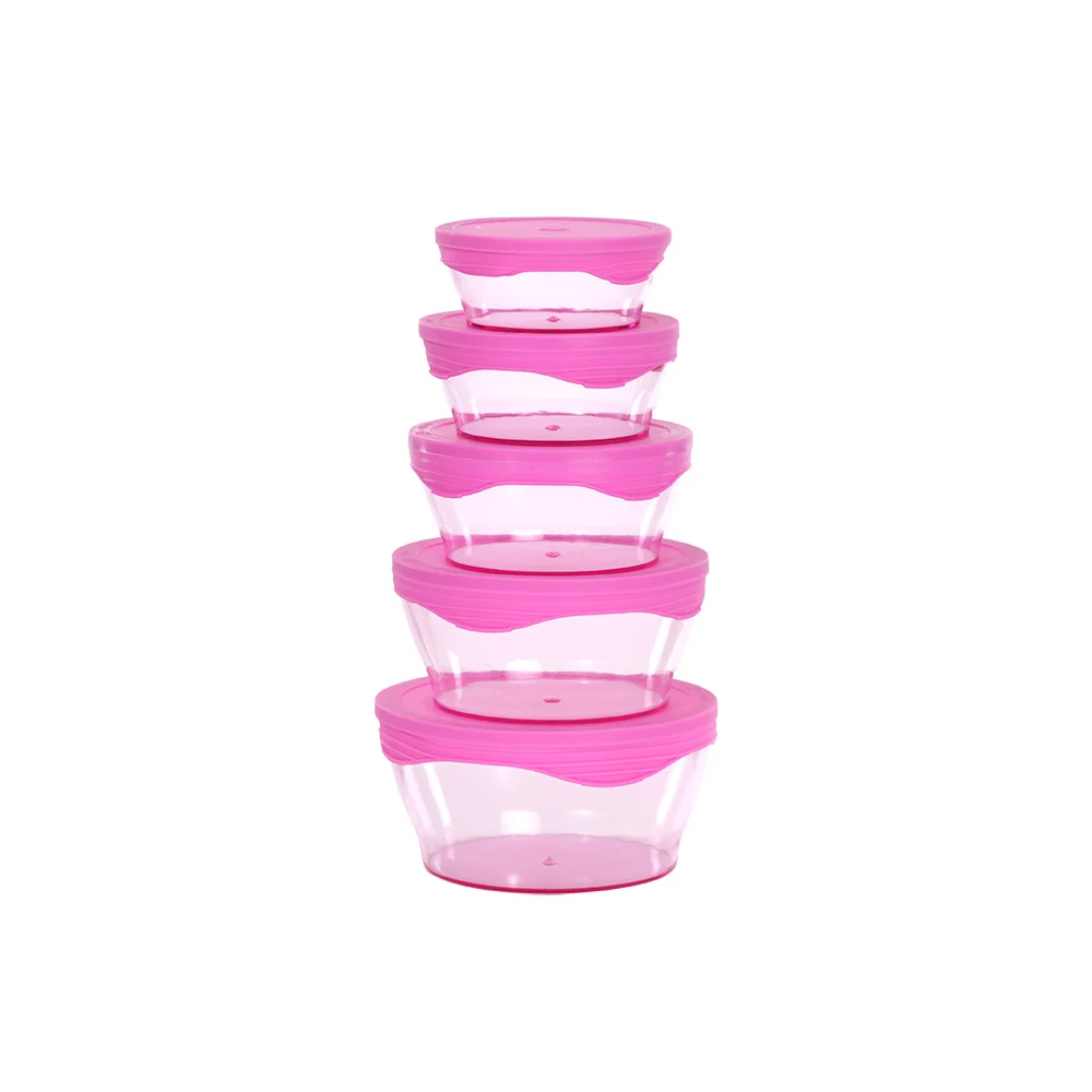 5 шт./компл. пластиковый холодильник для фруктов прямоугольный Ланч бокс