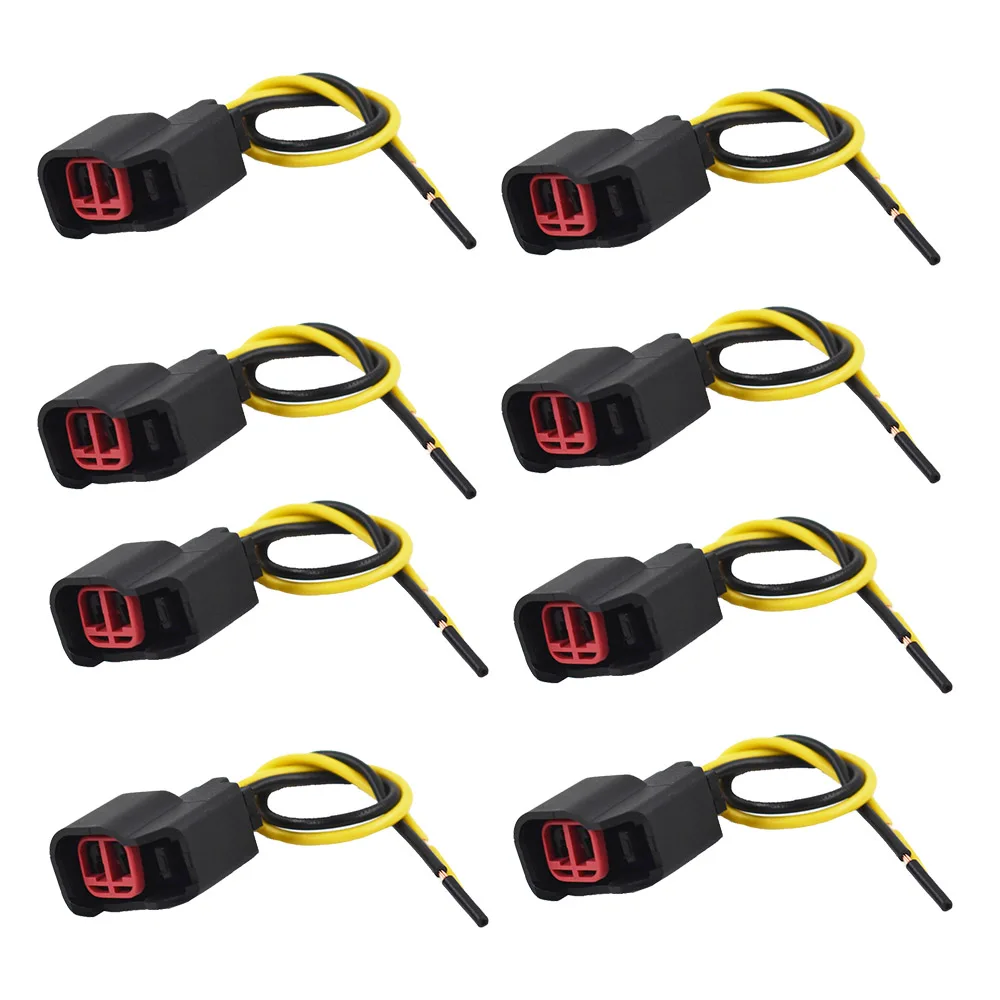 8x Fuel Injector Connector Pigtail Harness EV6 EV14 USCAR For Dodge LS2 LS3 | Автомобили и мотоциклы