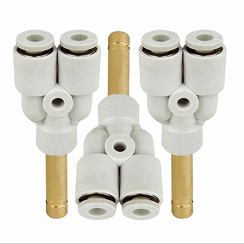 KQ2U/KB2U12-99 Y tee inner and outer diametral pneumatic air pipe connector fast insert compressor hose Q303 | Обустройство дома