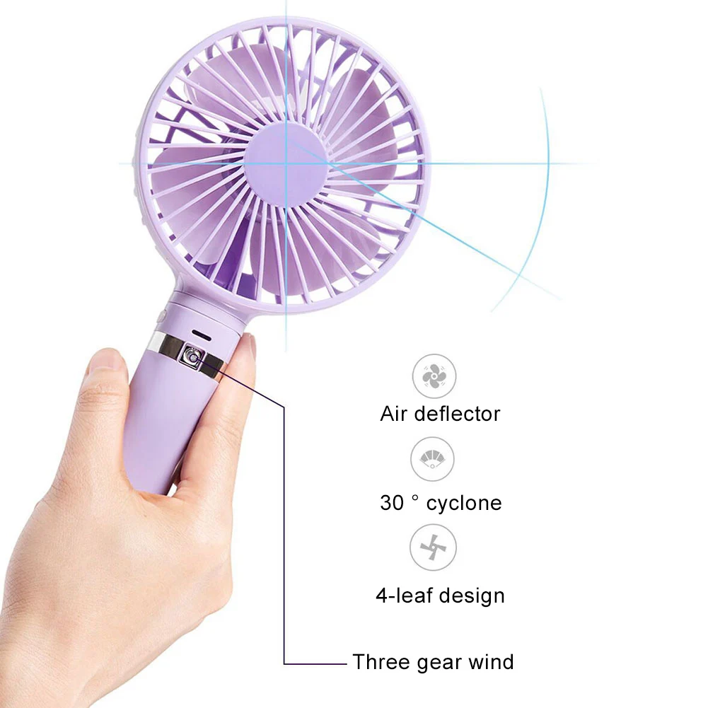 

Portable Mini USB Fan Desk Desktop Computer Table Fan Home Office Fans Mini Ventilator LED Night Light Air Cooling Fan Cooler