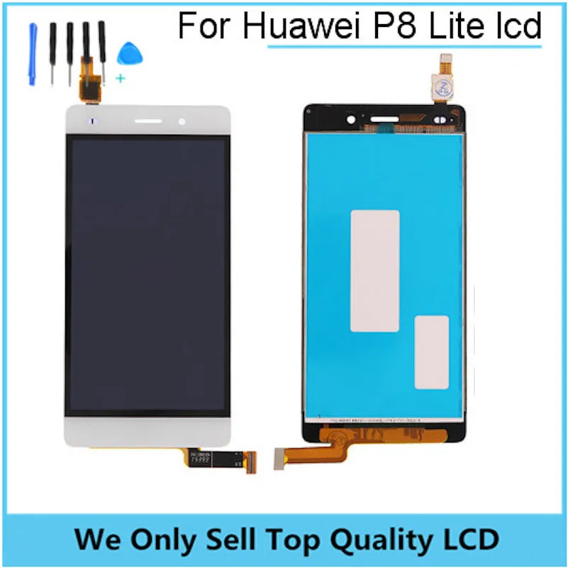 Для Huawei Ascend P8 Lite полный ЖК-дисплей сенсорная панель экран дигитайзер стекло в
