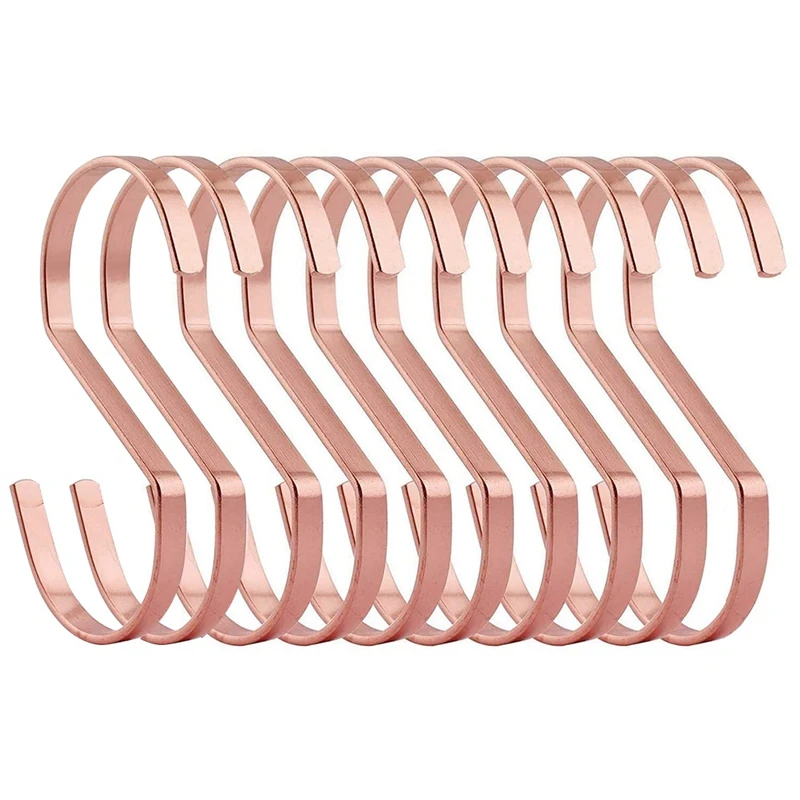 Акция! S-образный крючок из нержавеющей стали сушилка искусственный розовое