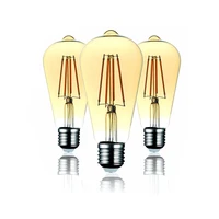8pcs retro led e27 4w6w7w designer filament incandescent ampoule lamp vintage 220v traditional edison bulb wholesale free ship