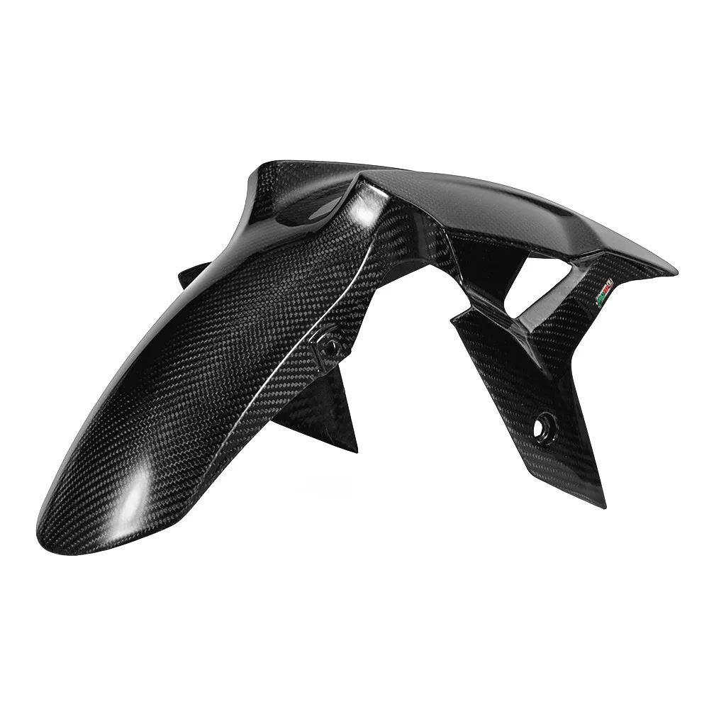 Новое мотоциклетное 100% углеродное волокно переднее крыло брызговик УФ защитное