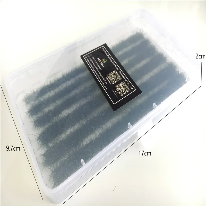 5 мм флок Модель Материал темно-зеленая трава увядший зеленый Моделирование