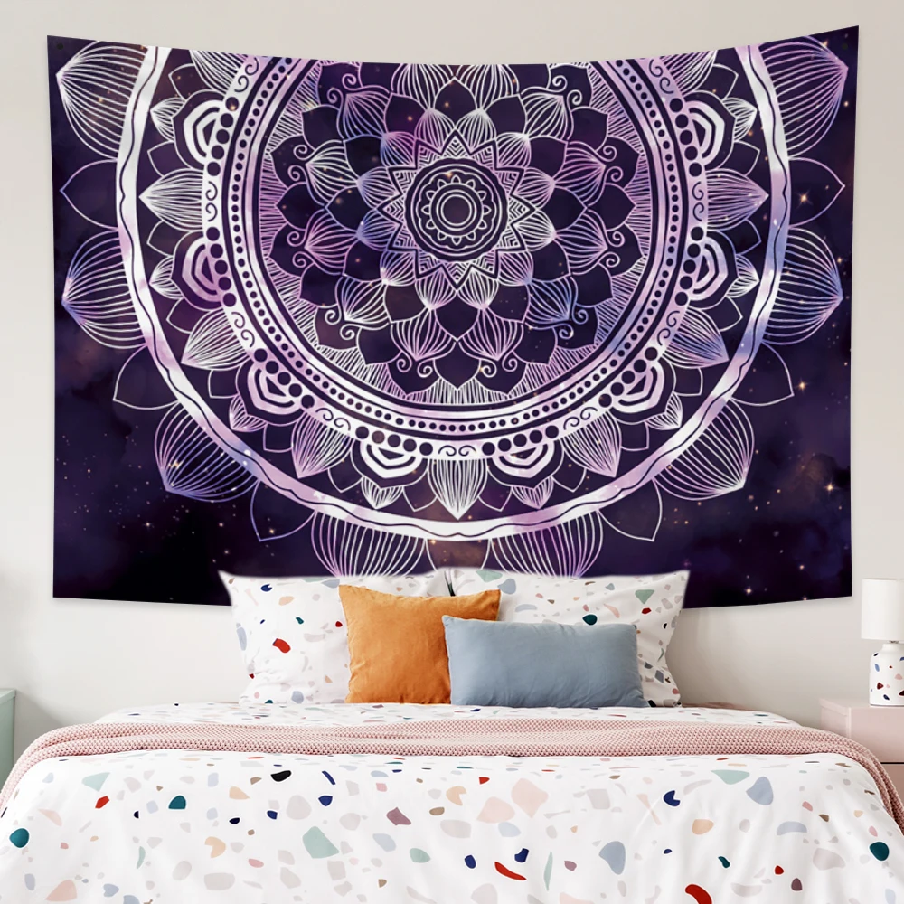 

The new series fashionmandala tapestry background wall decor living room bedroom home wall hangings decorations