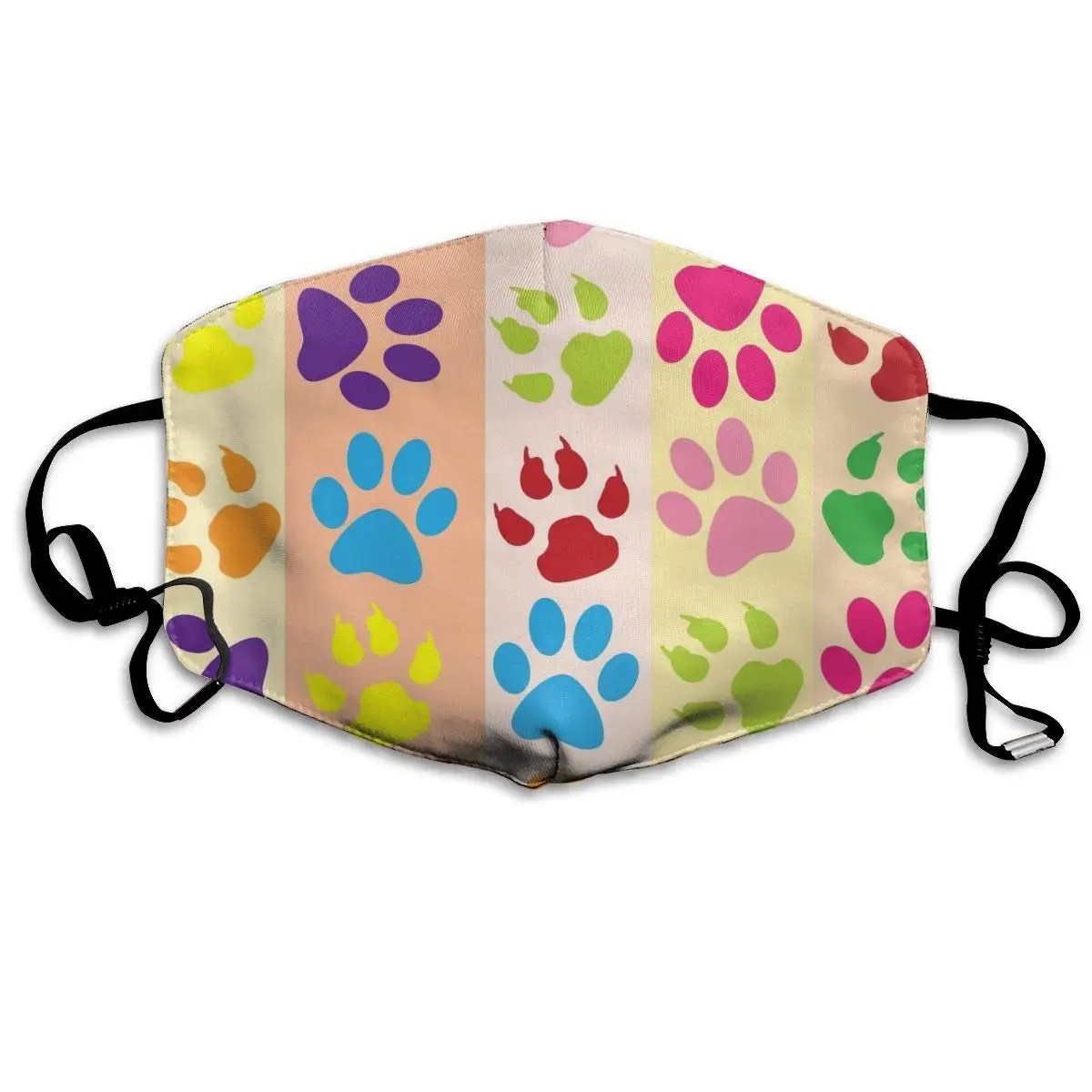 

Маска унисекс в виде собачьей лапы, Ветрозащитная маска от солнца, пыли, с регулируемыми петлями для ушей, для дома и улицы, велоспорта, кемпи...