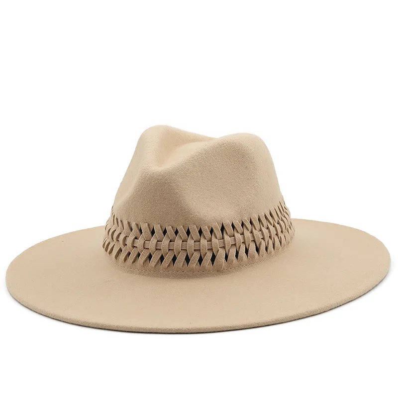 

Fedora Hat for Women Men 100% Australian Wool Felt Wide Brim Hat Vintage Jazz Fedora Hat Couple Cap Winter chapeau femme