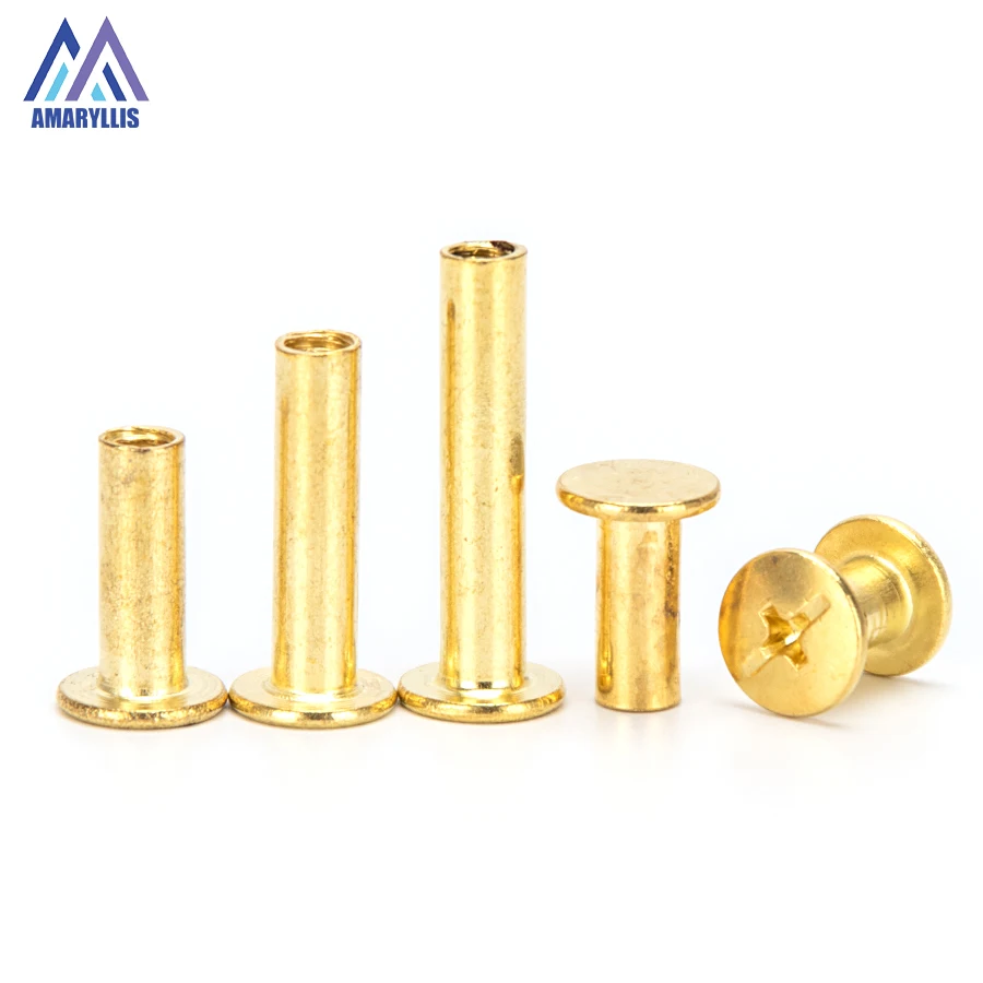 M5 латунный никелированный крестообразный Винт Chicago винты длиной 6 мм-70 мм