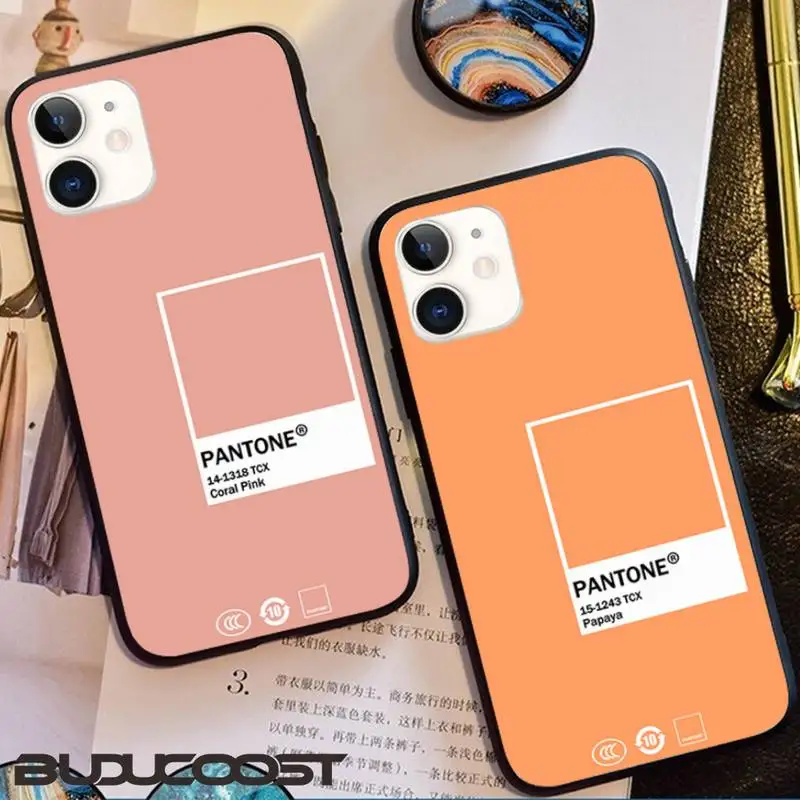 Схема калибровки Pantone Карамельный Цвет Новинка чехол для телефона Iphone12 11 Pro 12 Max X XR