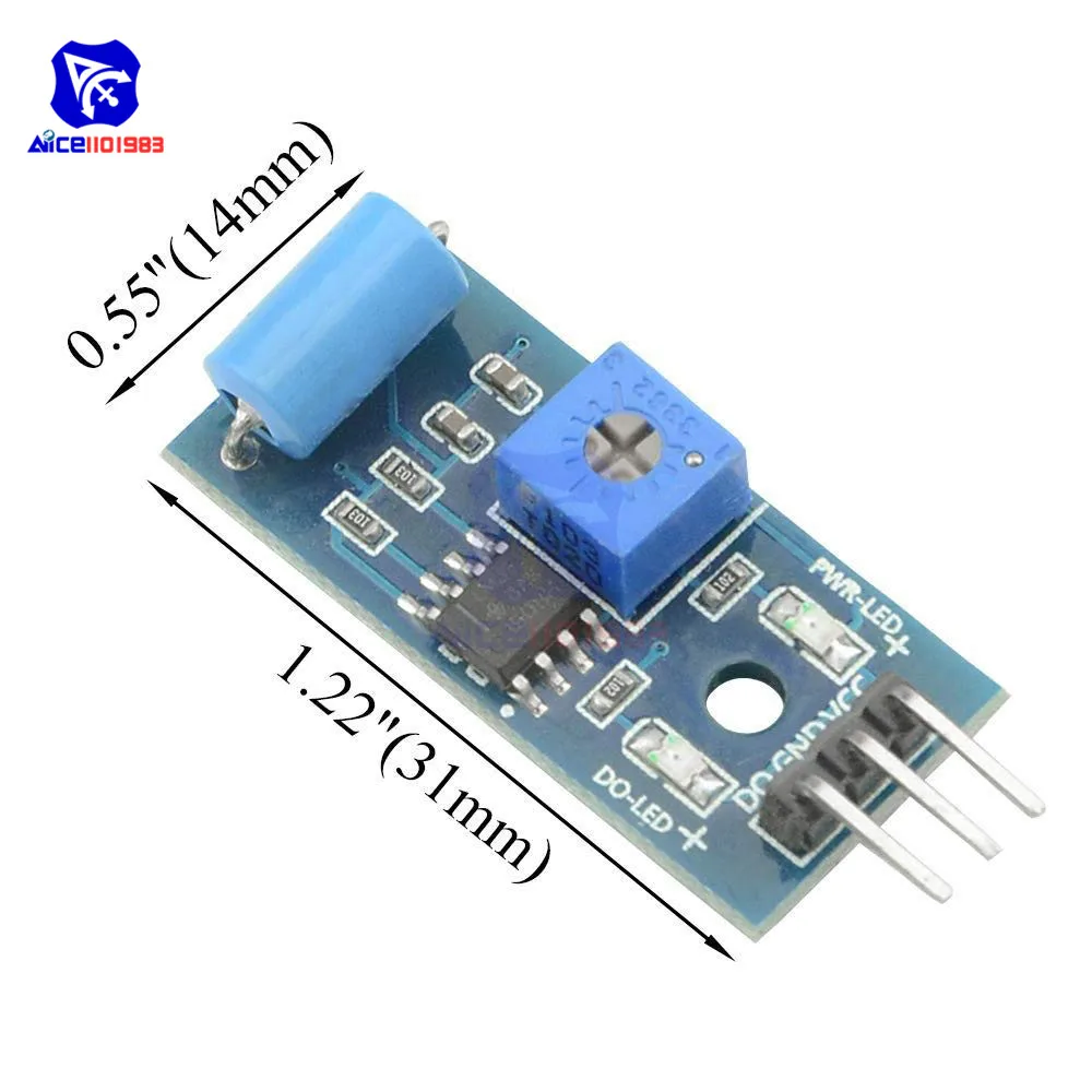 5 шт./лот Φ модуль движения вибропереключатель датчика сигнализации для Arduino|module