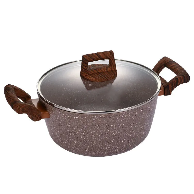 

Pan Maifan Stone Soup Pot Non-stick Porridge Pot Stew Pot Household Gas Stove Induction Cooker Suitable for Instant Noodle Pot