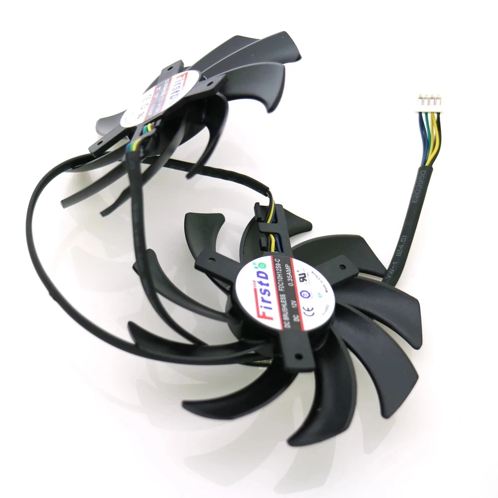 FDC10H12S9-C 86 мм 0.35A 4Pin для XFX R9 270X 280X 290X охлаждающий вентилятор графической карты |