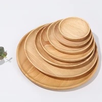 wooden serving trays handmade plates rubber wooden japanese dishes for sauce nuts appetizers desserts decoration candy friut