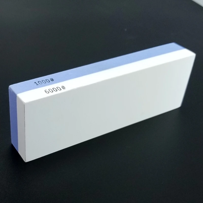 Двусторонний 1000/6000 Грит белый корундовый профессиональный шлифовальный нож с