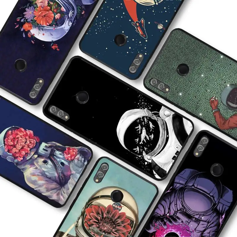 

Cute Cartoon Astronaut Star Phone Case For Huawei honor 10Lite 10i 20 8x 10 for Honor 9lite 9xpro Back Coque