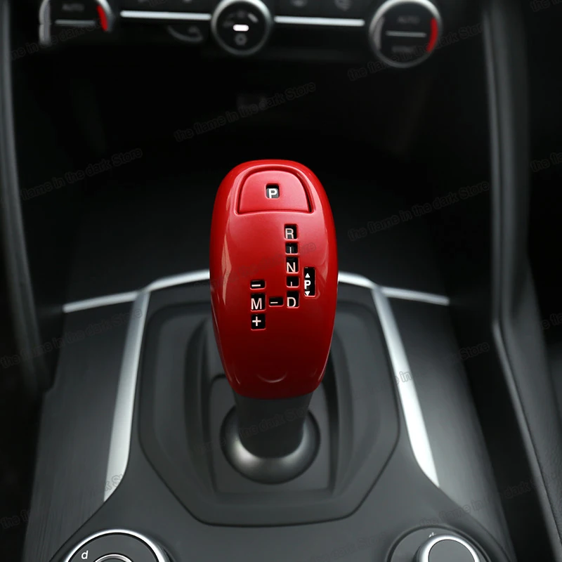 Lsrtw2017 углеродное волокно Abs автомобильный рычаг переключения передач украшение